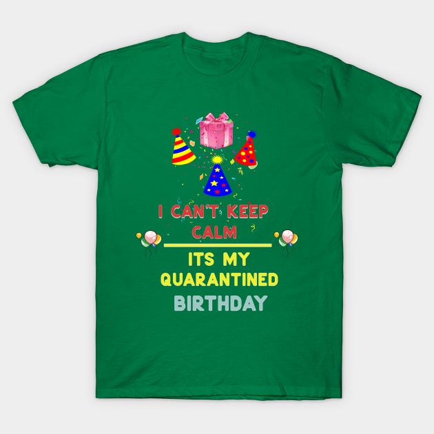 quarantined birthday gift idea T-Shirt by Hussein@Hussein